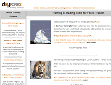 Tablet Screenshot of dayforex.com